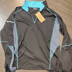 subaru black label  zip womens shirt jersey active
